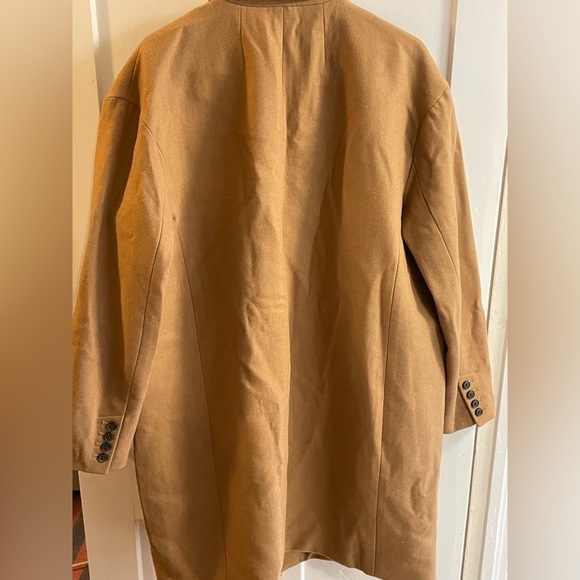 Banana Republic buttoned long pea coat/trench coat - Picture 3 of 4